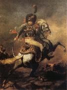 Theodore Gericault Officer of the Imperial Guard painting